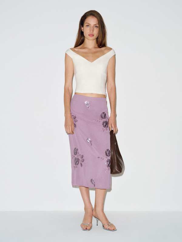 Devi Knit Top - Fior Di Latte