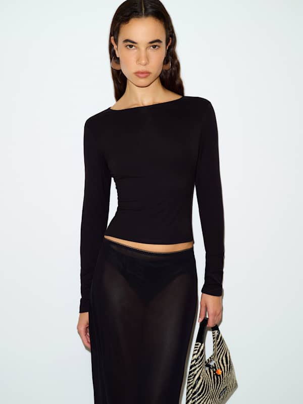 Dorit Knit Top - Black