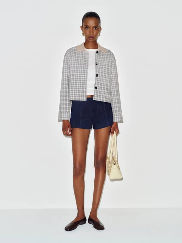 Colby Jacket - Marine Plaid