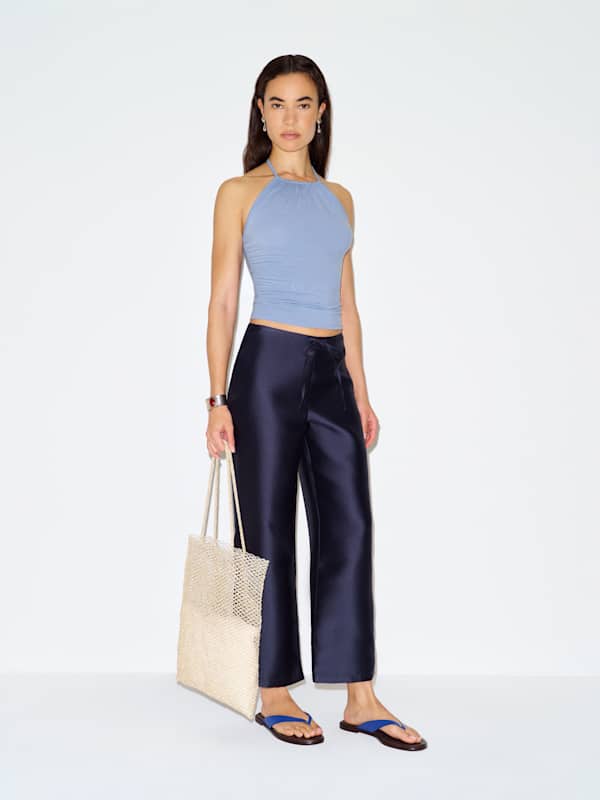 Bondi Knit Top - Skyline