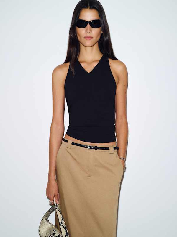 Cherry Knit Top - Black