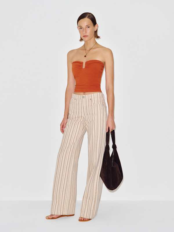 Yara Knit Top - Blood Orange