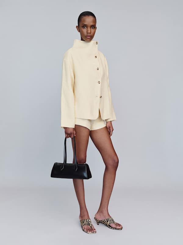 Blake Jacket - Sugar Linen