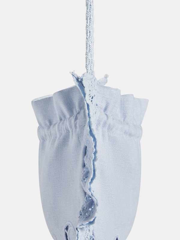 Silver Bell Bag - Cloud Blue Linen