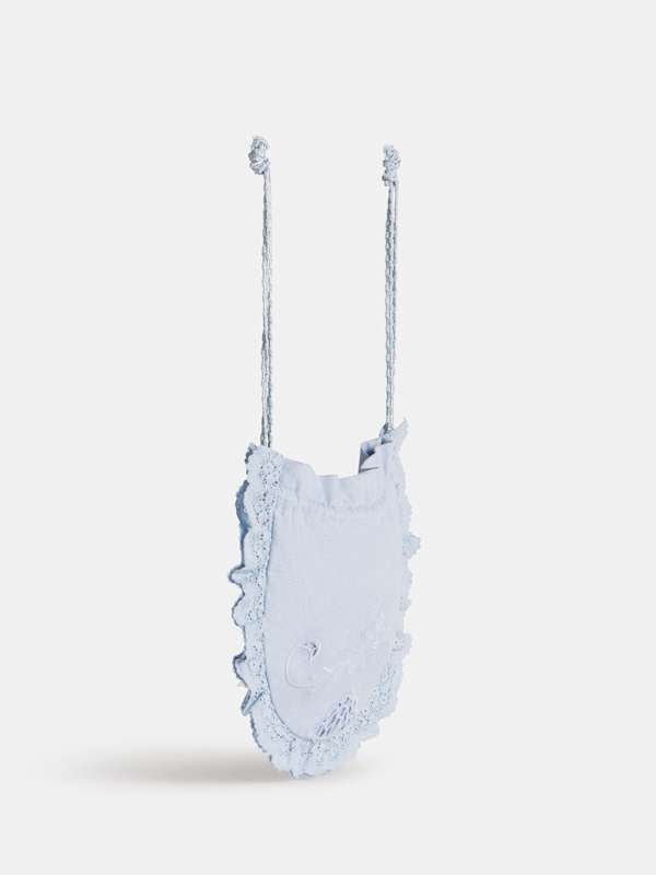 Silver Bell Bag - Cloud Blue Linen