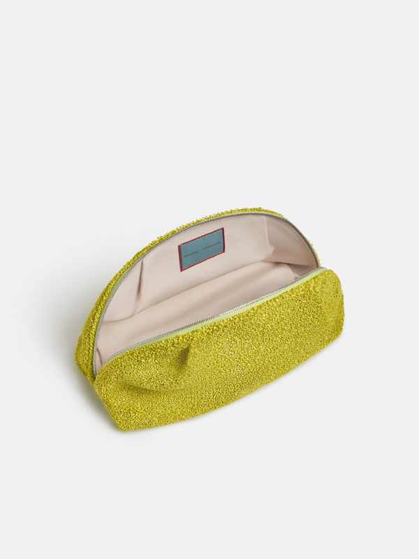 Molly Maude Clutch - Lime Green Raffia