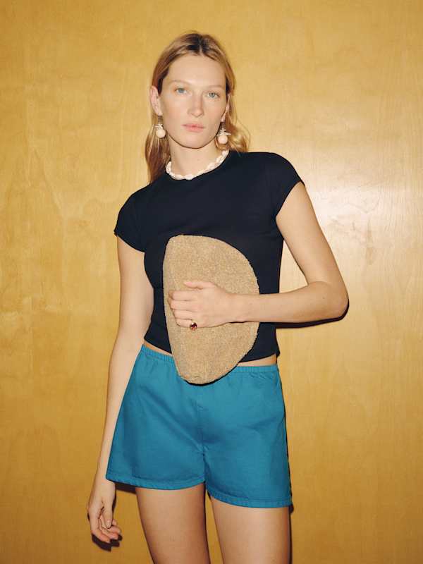 Molly Maude Clutch - Natural Raffia