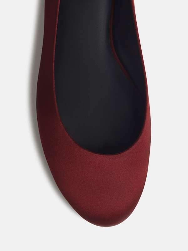 Charlie Taye Ballet Flat - Chianti Satin