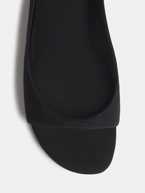 Zoe Sage Sandal - Black Suede