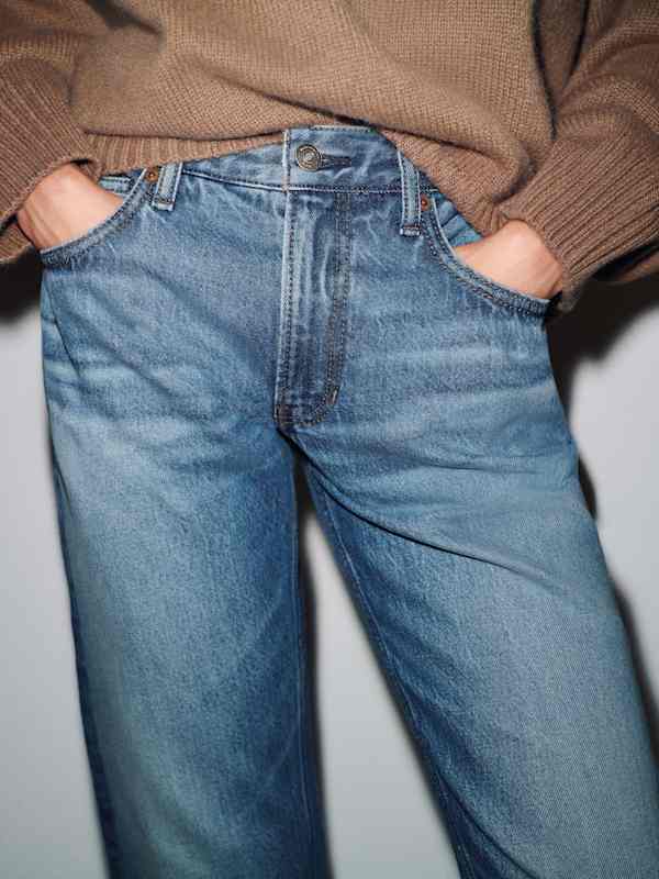 Brandon Low Rise Slouchy Straight Jeans - Salerno