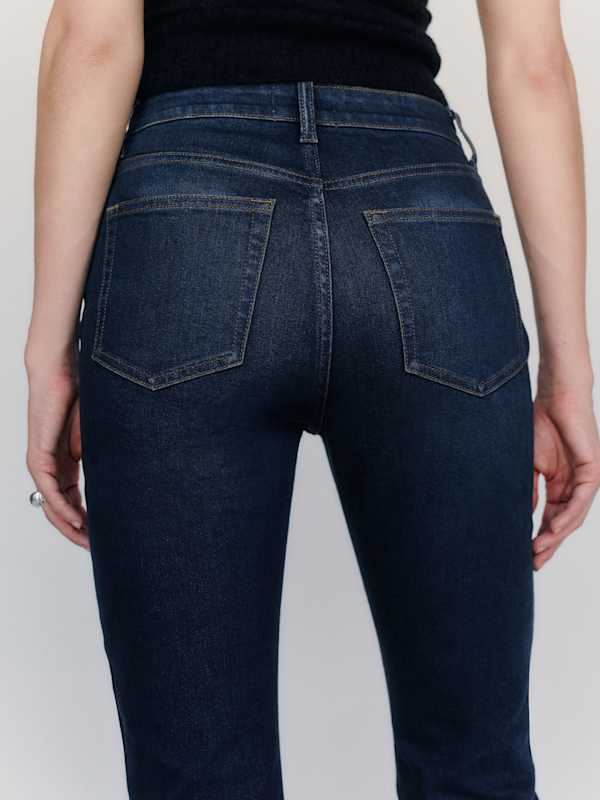 Taya Super Stretch High Rise Flare Jeans - Lamond