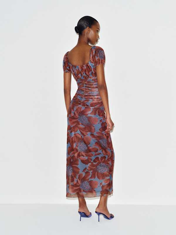 Lisbon Mesh Knit Dress - Nightfall