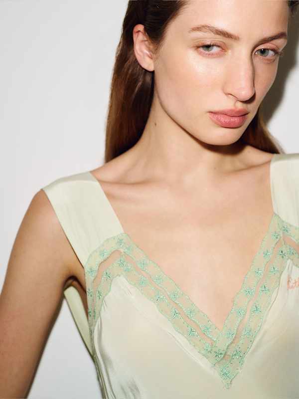 Robe vintage Esther - Vert