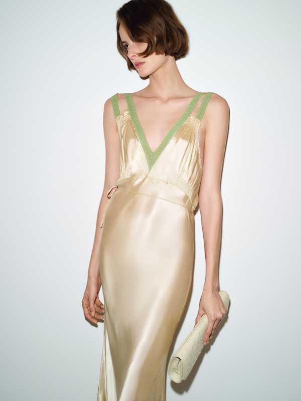 Vintage Kelly Slip - Cream