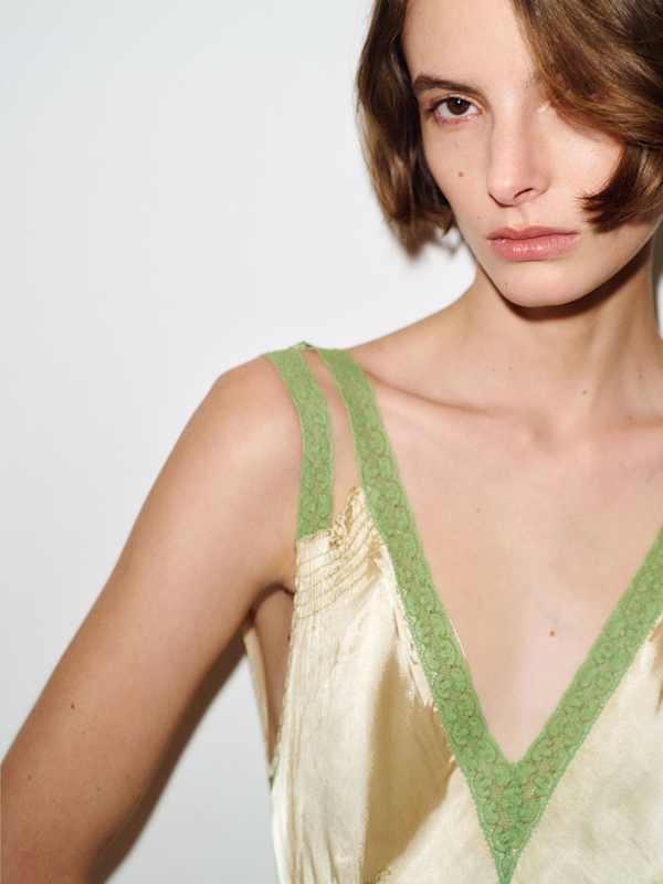 Vintage Kelly Slip - Cream