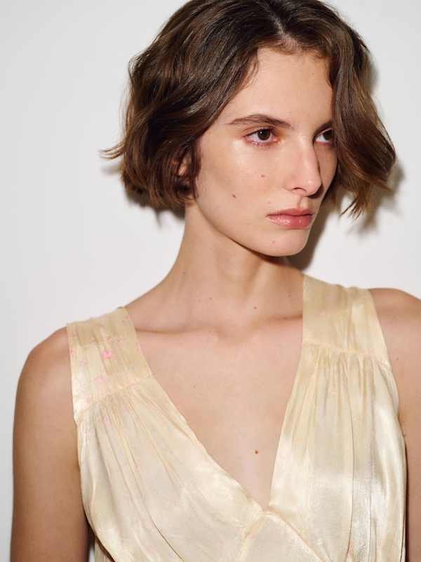 Robe vintage Carolyn - Peach