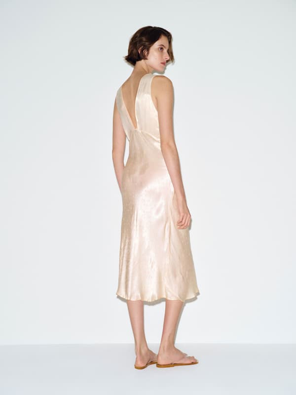 Robe vintage Carolyn - Peach