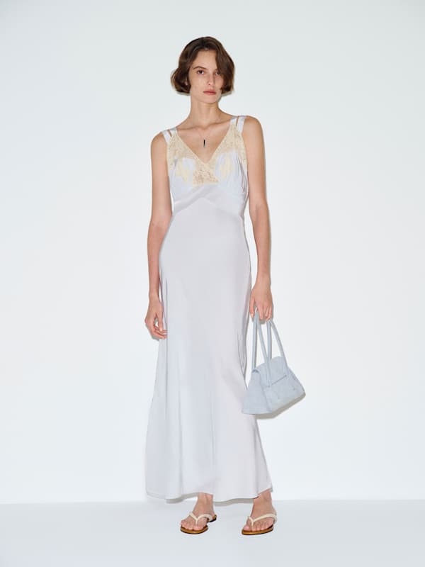 Vintage Bettie Slip - Blue