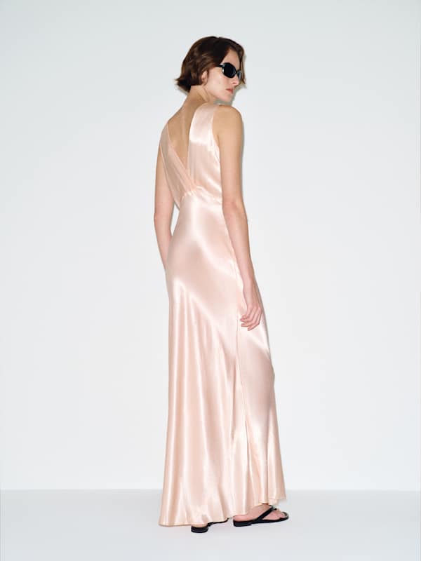 Robe vintage Mandy - Peach