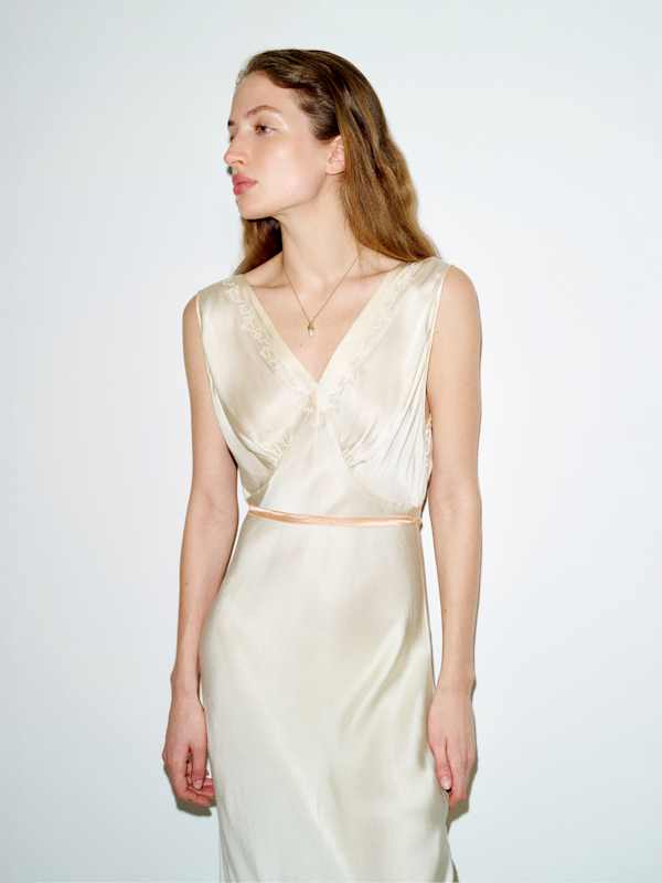 Vintage Claire Slip - Green