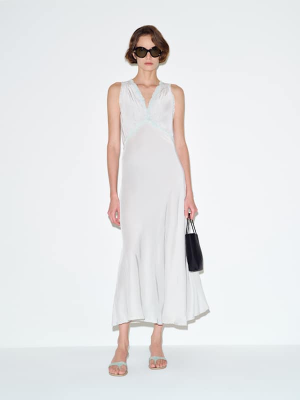 Vintage Beverly Slip - Blue