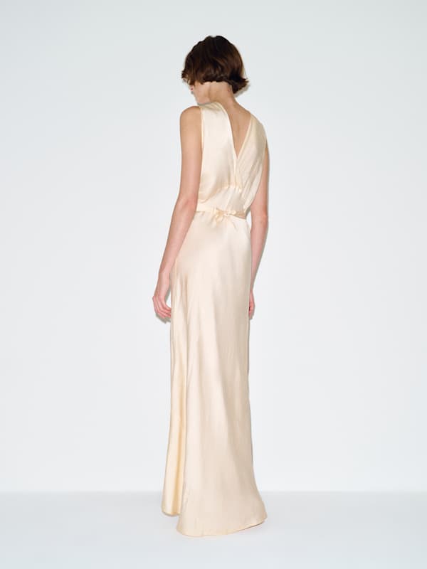 Vintage Shirley Slip - Peach