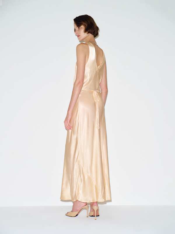 Robe vintage Elizabeth - Peach