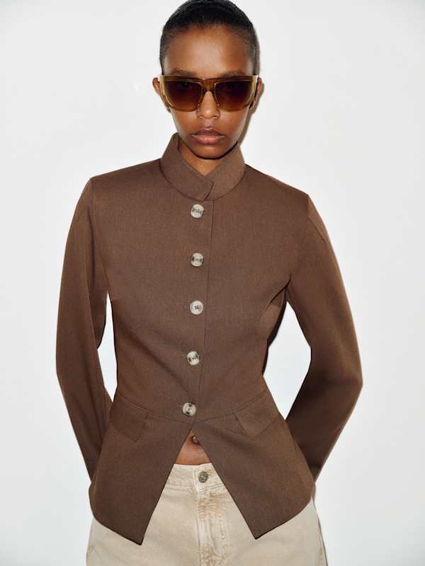Caspia Jacket - Cafe