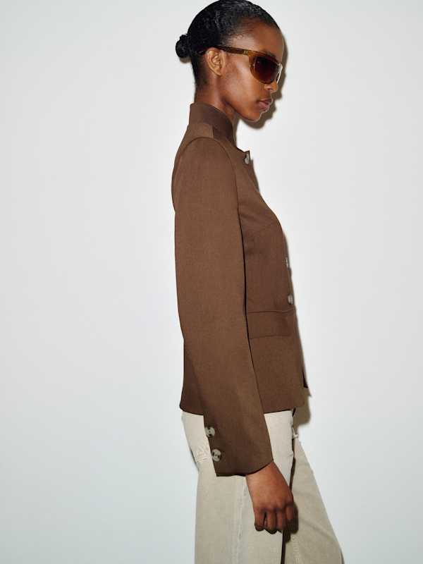 Caspia Jacket - Cafe