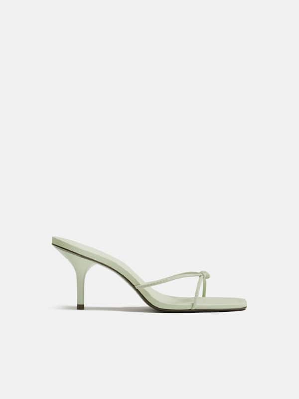 Cooper Heeled Sandal - Jelly Mint Suede