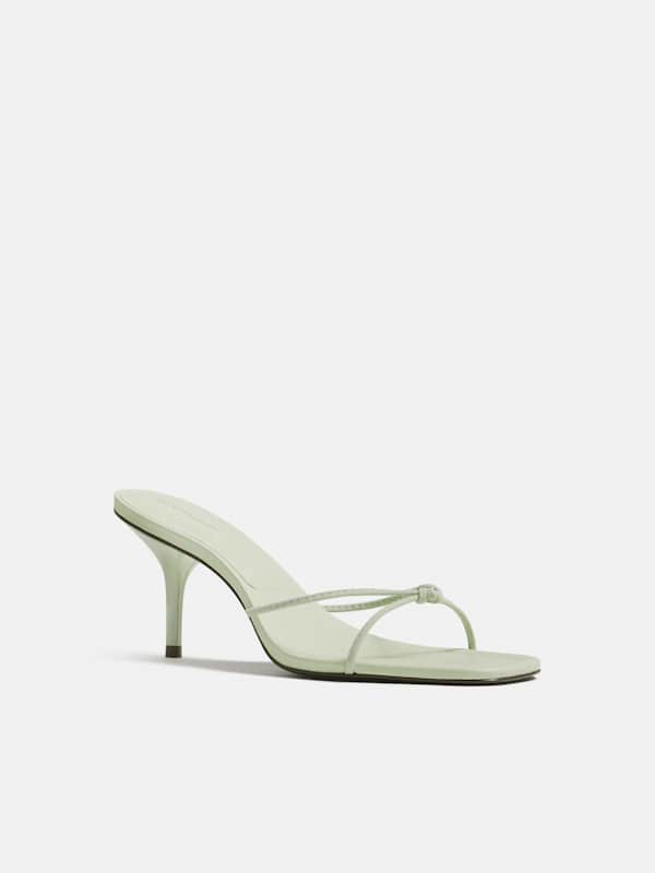 Cooper Heeled Sandal - Jelly Mint Suede