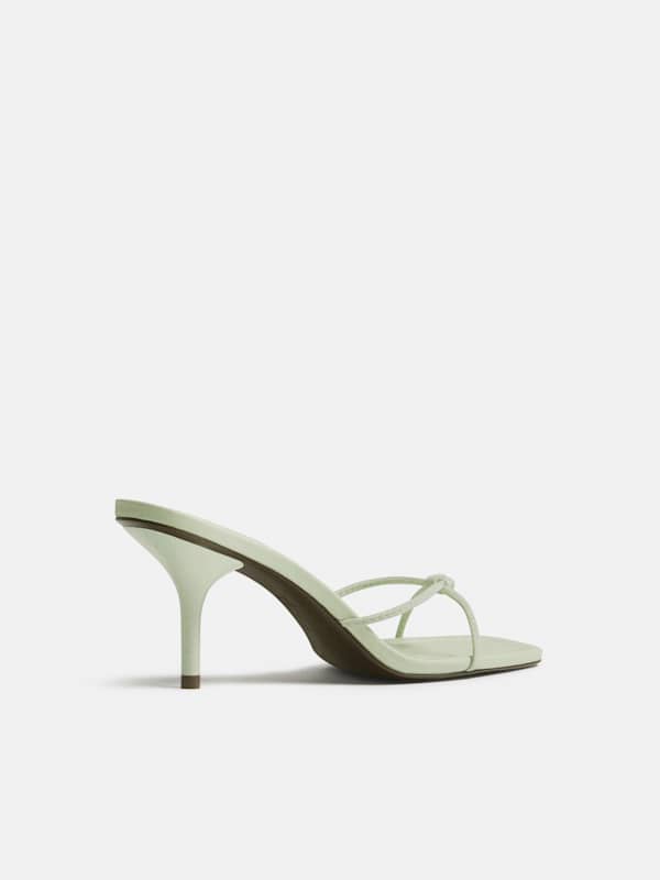 Cooper Heeled Sandal - Jelly Mint Suede