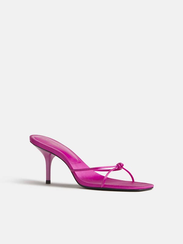Cooper Heeled Sandal - Pitaya Satin