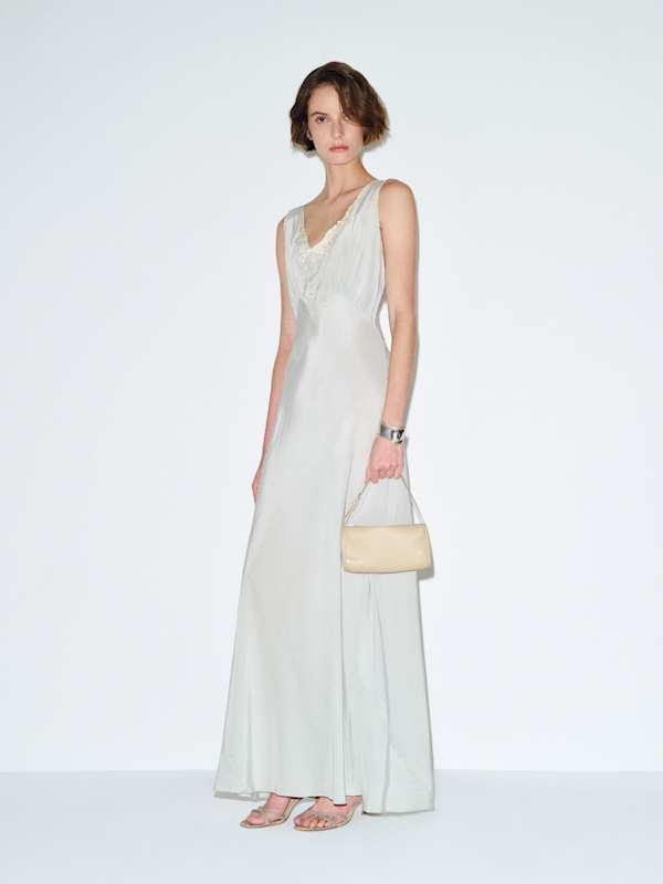 Robe vintage Noella - Bleu