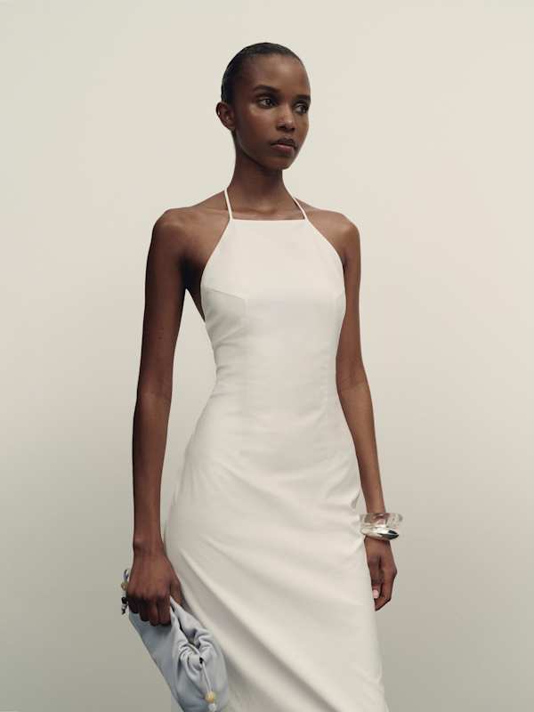Amarena Dress - White