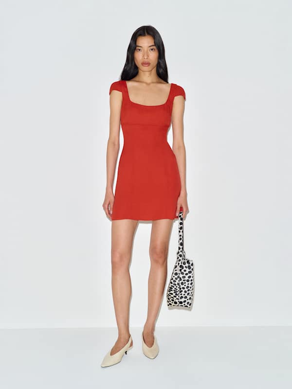 Nashira Dress - Sundried Tomato