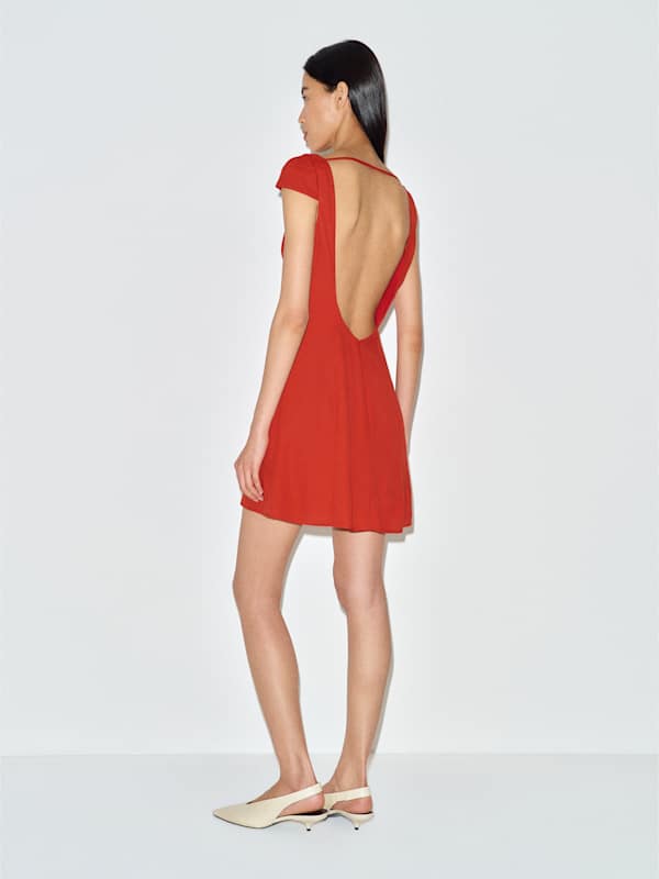 Nashira Dress - Sundried Tomato