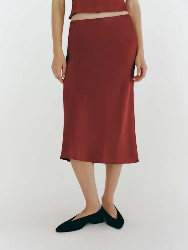 Pomelle Silk Two Piece - Romance
