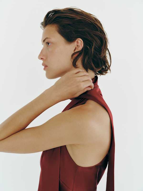Pomelle Silk Two Piece - Romance