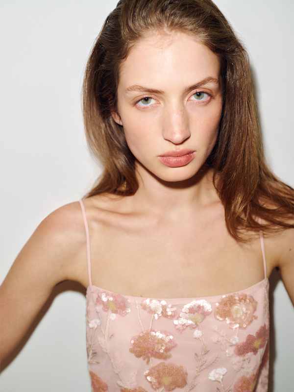 Madi Dress - Apricot Blush