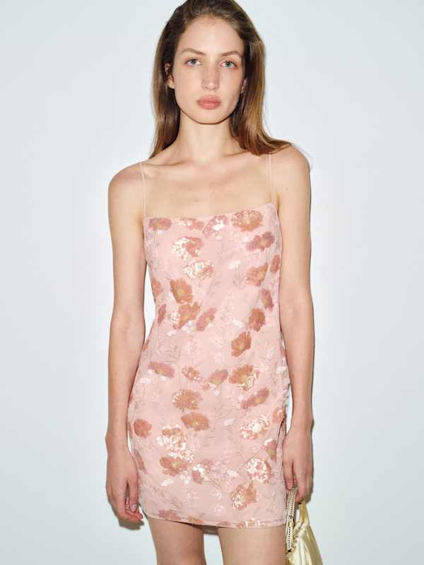 Madi Dress - Apricot Blush