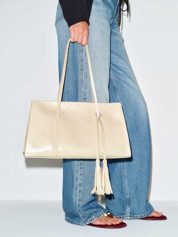 Elena Tote Bag - Almond Eel