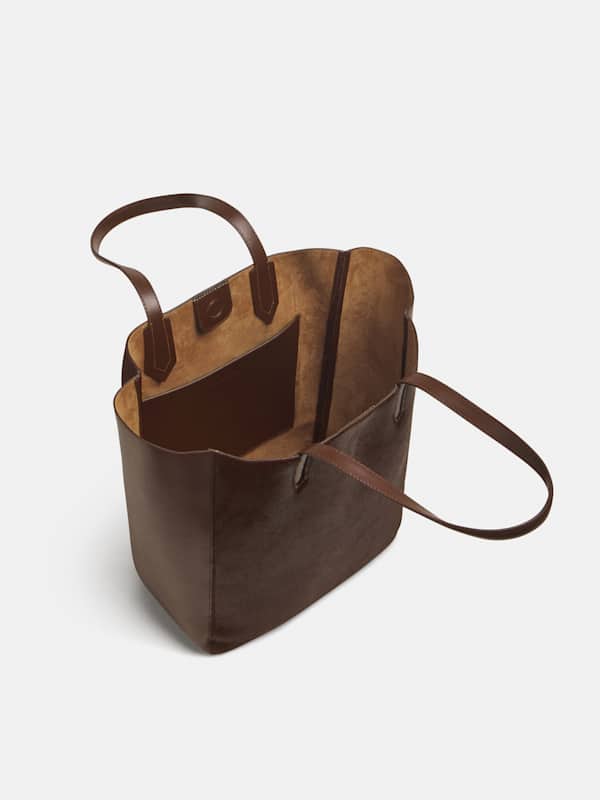 Paloma North South Tote - Espresso Haircalf
