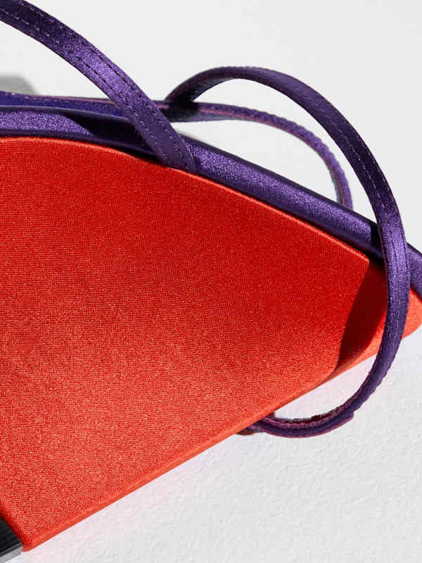 Natasha Wedge - Regal Satin Poppy Satin