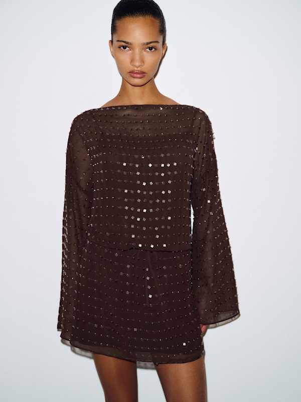 Evania Dress - Bronzite