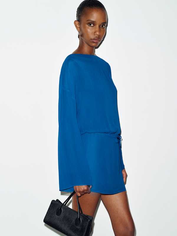 Evania Dress - Pacific Ocean