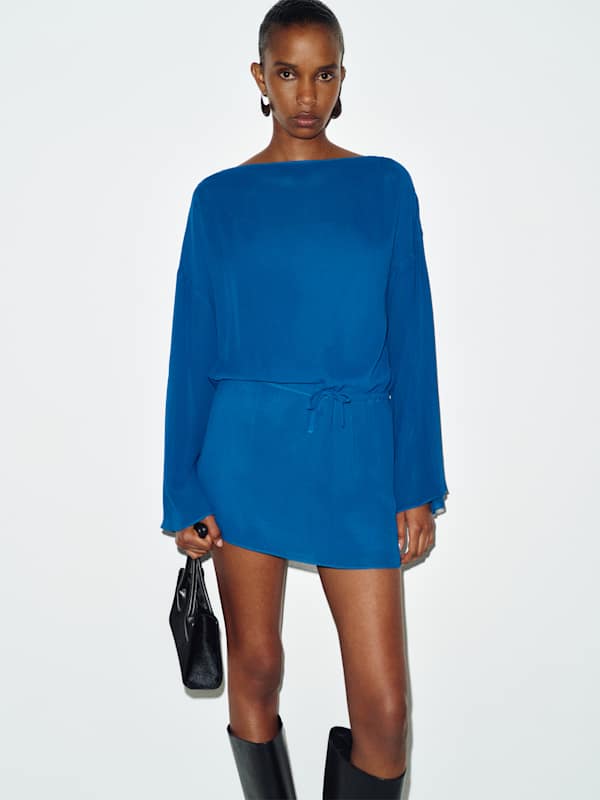 Evania Dress - Pacific Ocean
