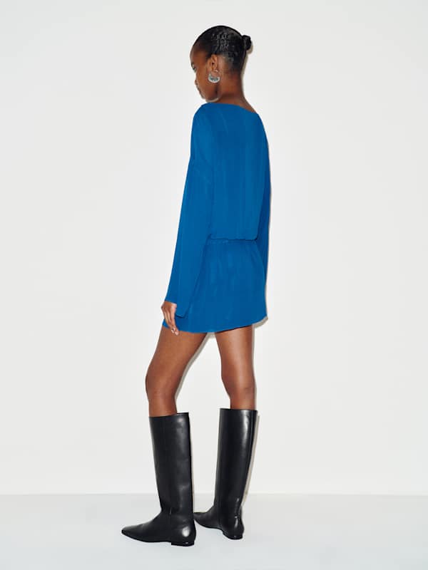 Evania Dress - Pacific Ocean