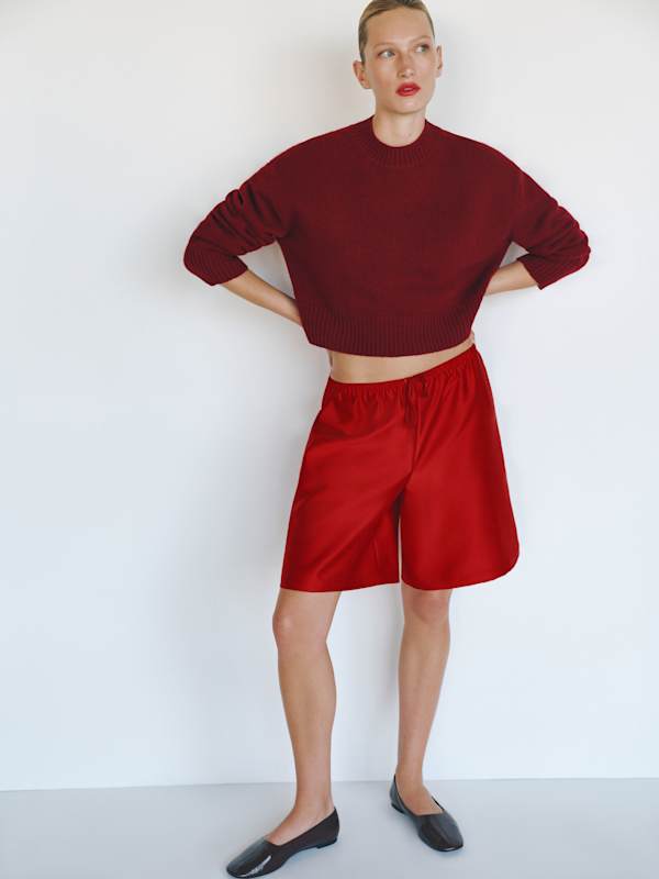 Remy Regenerative Wool Crew - Chianti