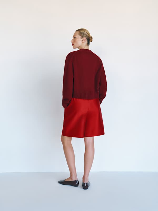 Remy Regenerative Wool Crew - Chianti